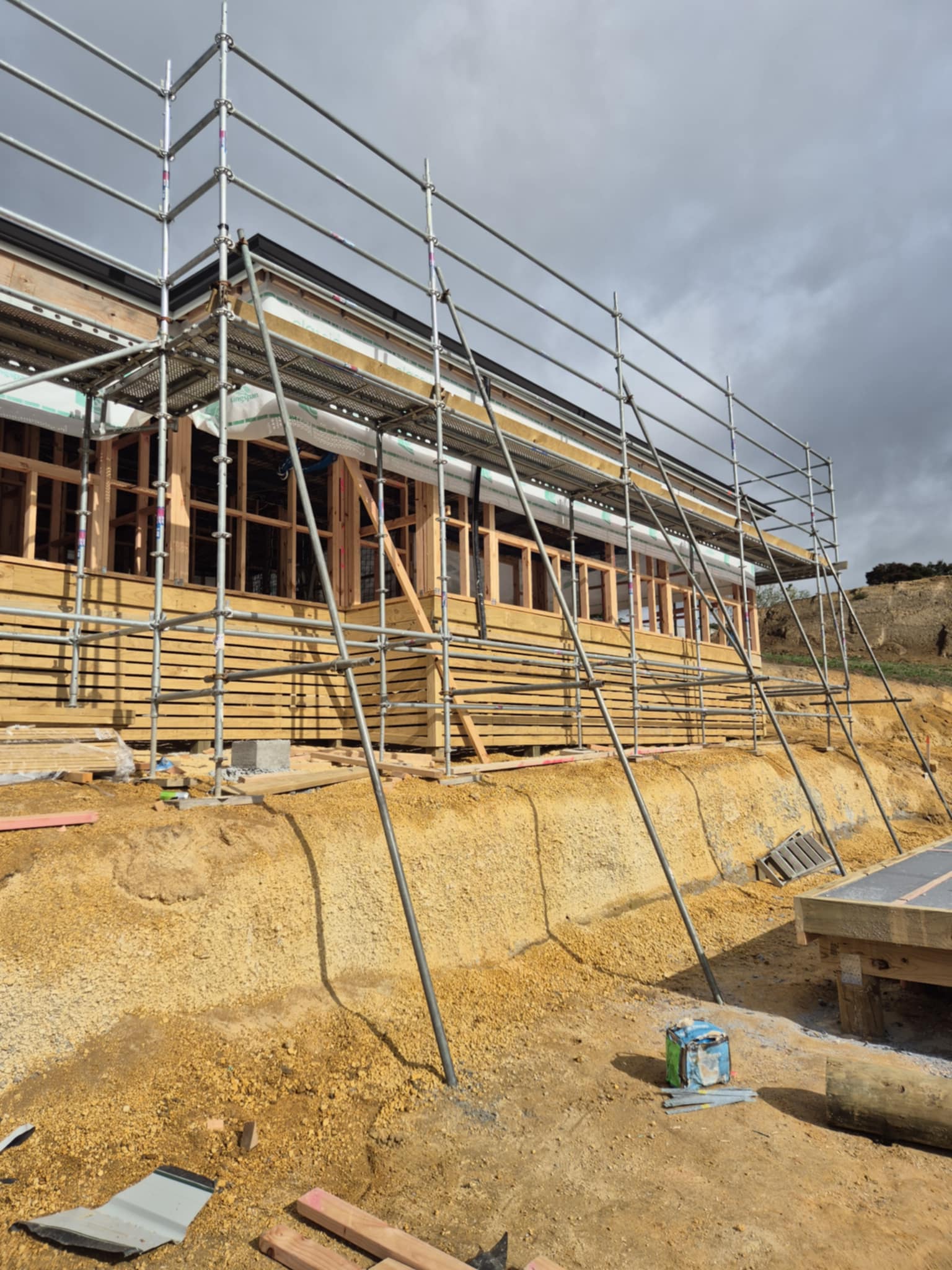 New home scaffolding Papamoa